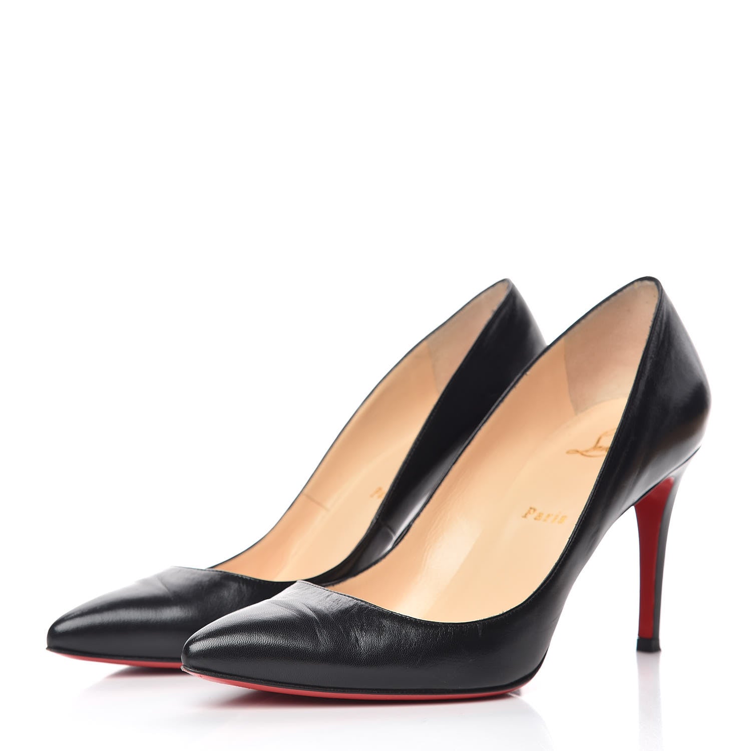 Christian Louboutin Kid Pigalle 85 Pumps 39 Black 3 of 14