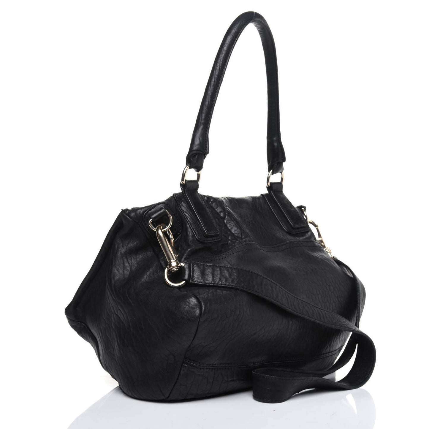 Pebbled Sheepskin Medium Pandora Black