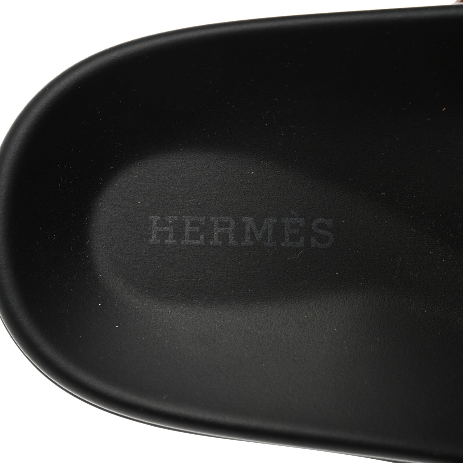 Hermes Calfskin Womens Chypre Sandals 41 Naturel 7 of 9