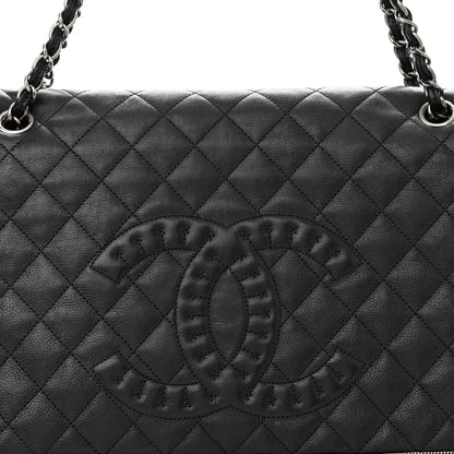 Chanel Calfskin Quilted Large Istanbul Flap Black 7 of 9