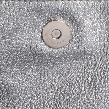 Chanel Luxe Ligne Flap Bag Silver 8 of 8