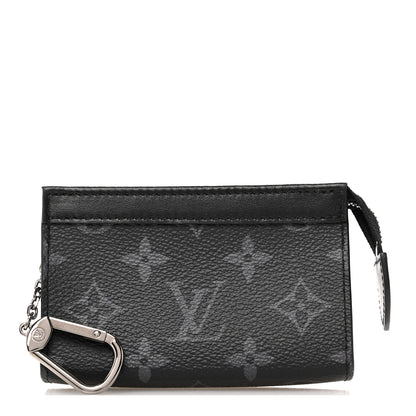 Louis Vuitton Monogram Eclipse Key Pouch Voyage 1 of 7