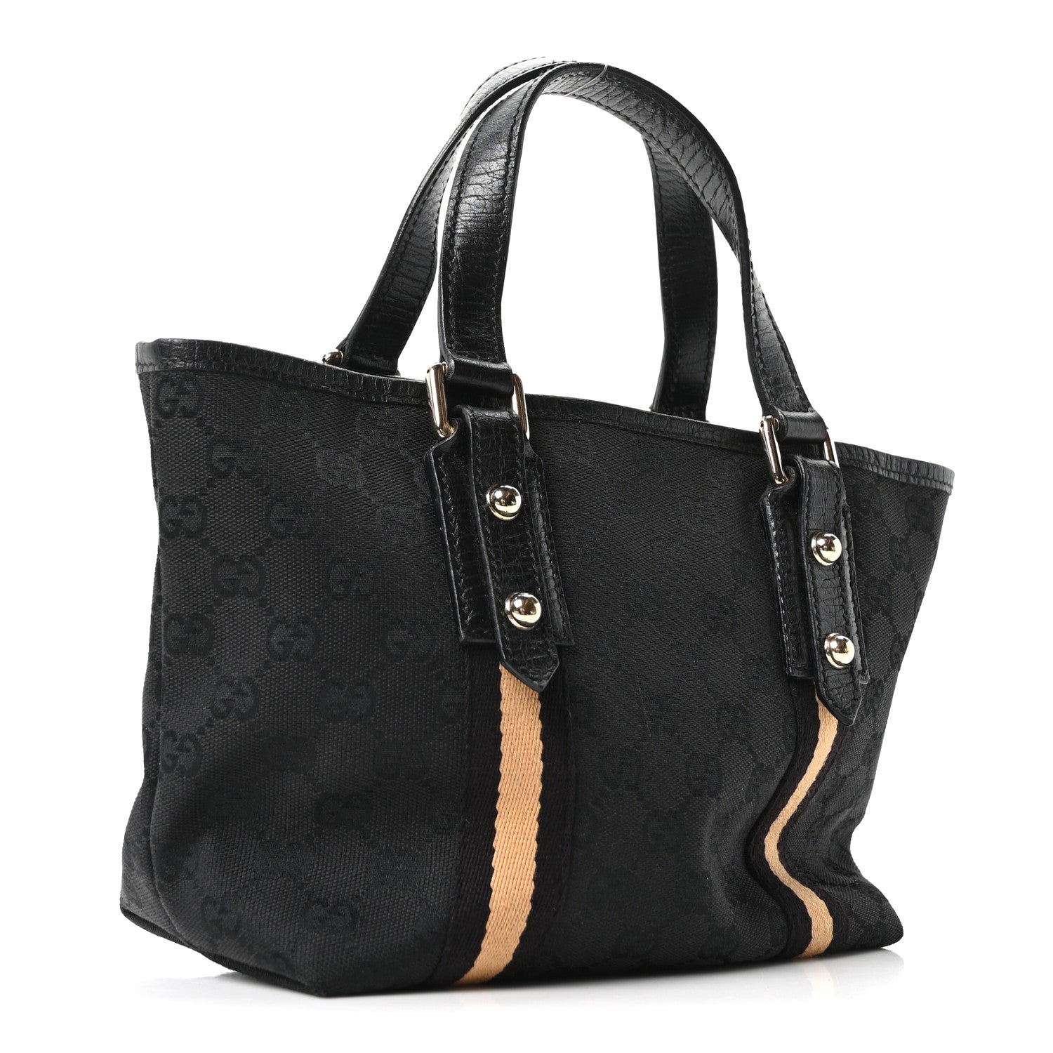 Gucci Monogram Small Jolicoeur Tote Black 3 of 10
