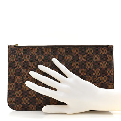 Louis Vuitton Damier Ebene Neverfull MM GM Pochette 2 of 8