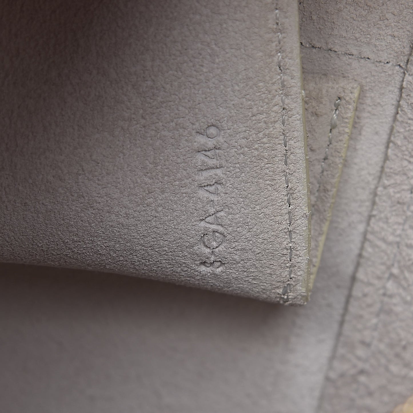 Grained Calfskin Micro Belt Bag White