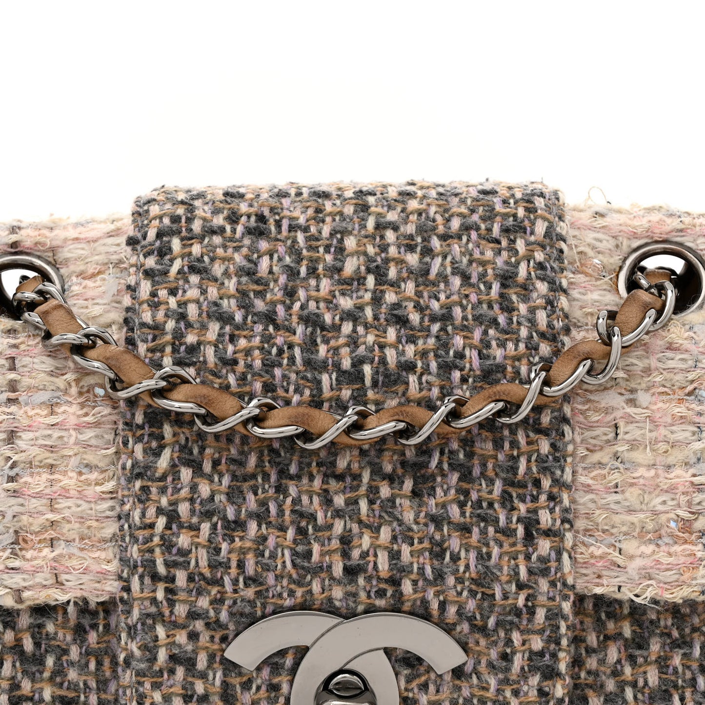 Tweed Small Fantasy Flap Grey