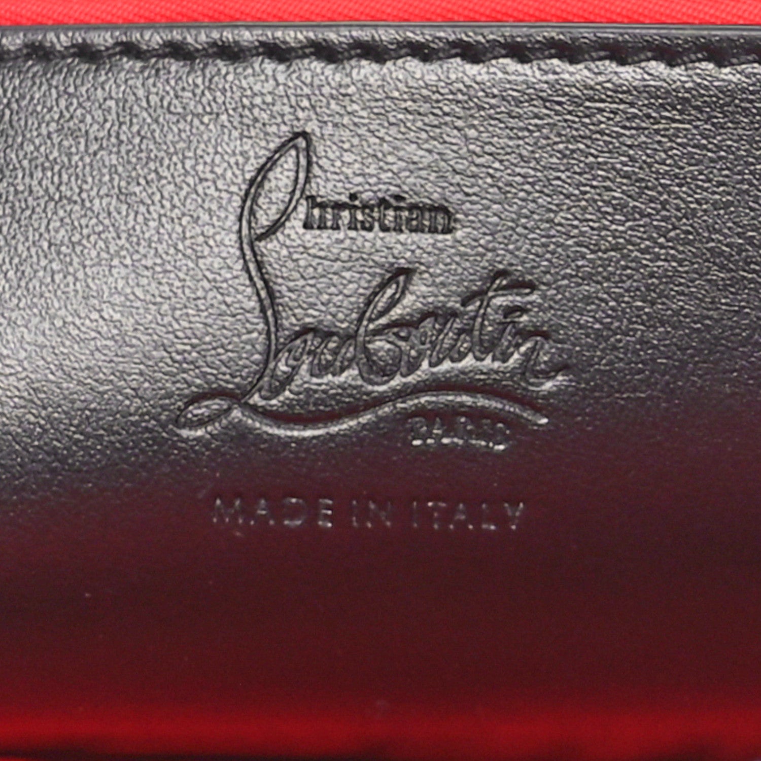 Christian Louboutin Calfskin Spiked Paris NYC Belt Bag Black 6 of 9