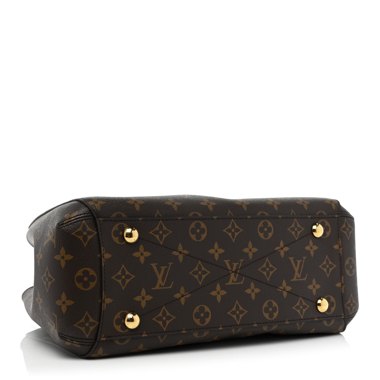 Louis Vuitton Monogram Braided Montaigne MM Creme Beige 4 of 10