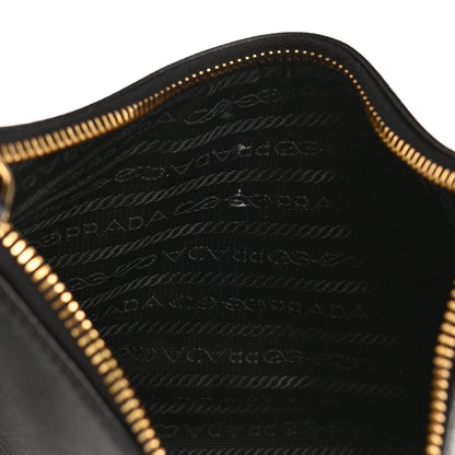 Prada Saffiano Lux Re-Edition 2005 Shoulder Bag Black 6 of 12