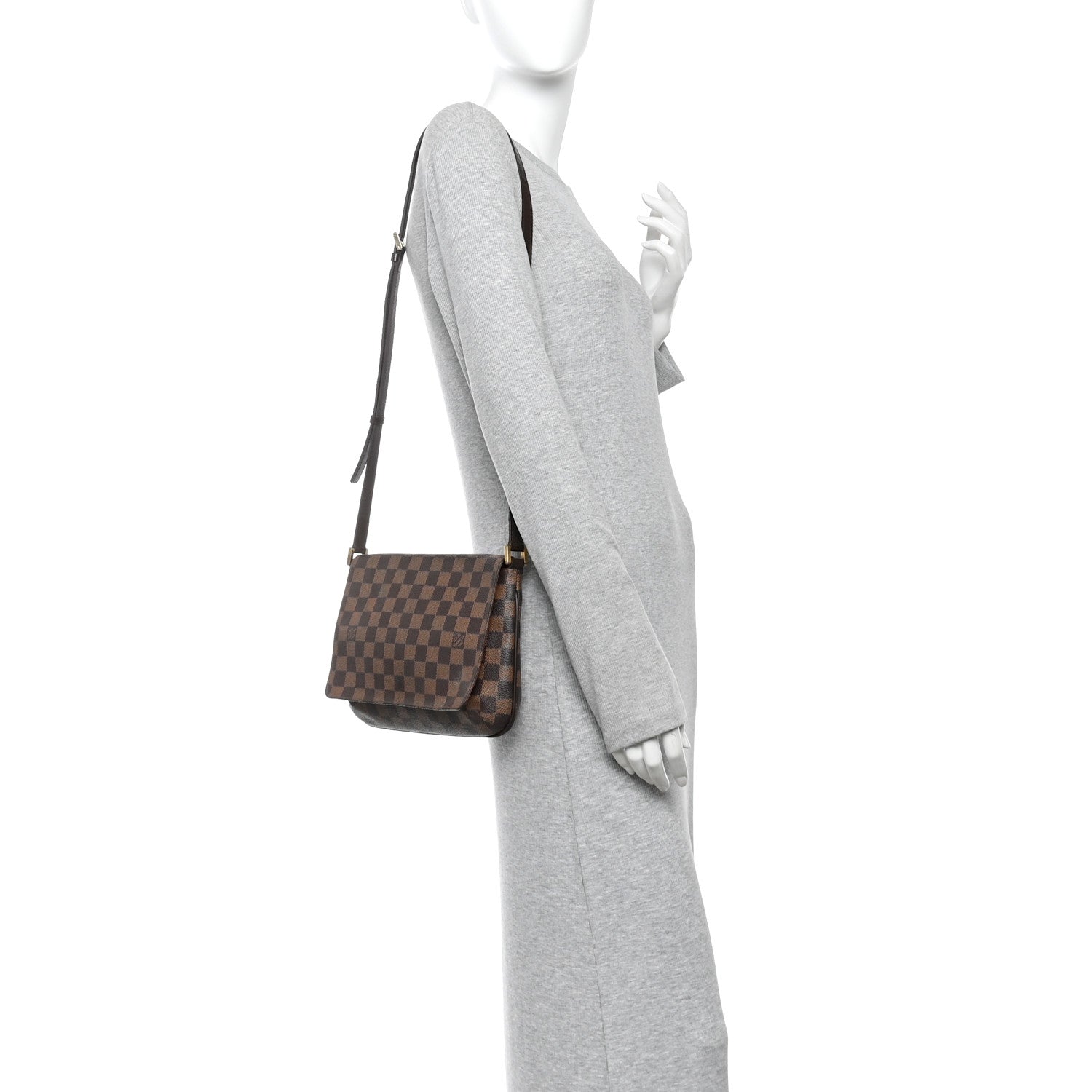 Louis Vuitton Damier Ebene Musette Tango 2 of 10