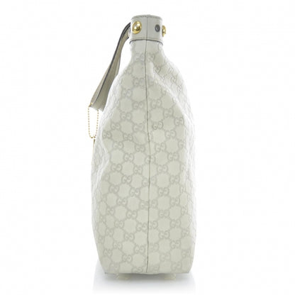 Gucci Guccissima Babouska Vertical Tote White 6 of 11
