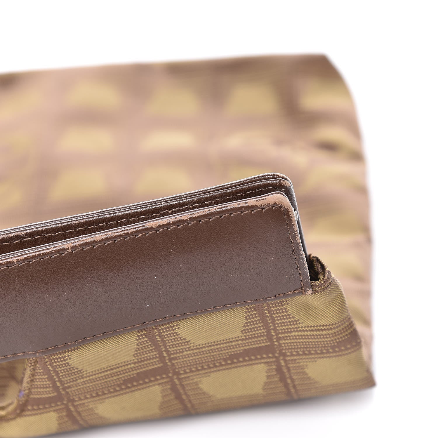 Chanel Nylon Travel Pouch Brown 9 of 18
