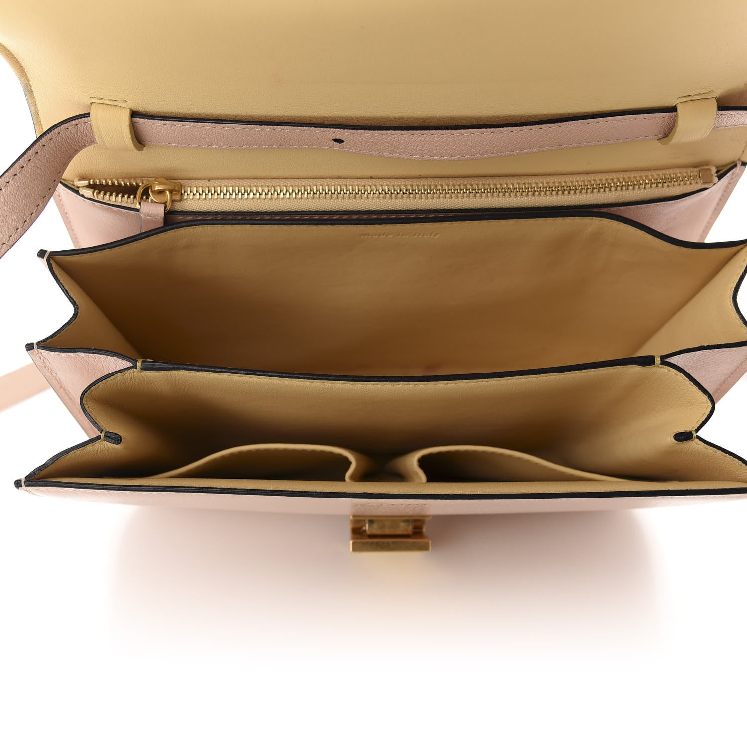 Celine Shiny Goatskin Medium Classic Box Flap Bag Blush 5 of 15