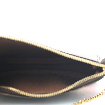 Louis Vuitton Monogram 2016 Christmas Animation Mini Pochette Accessories Rose Ballerine 4 of 6