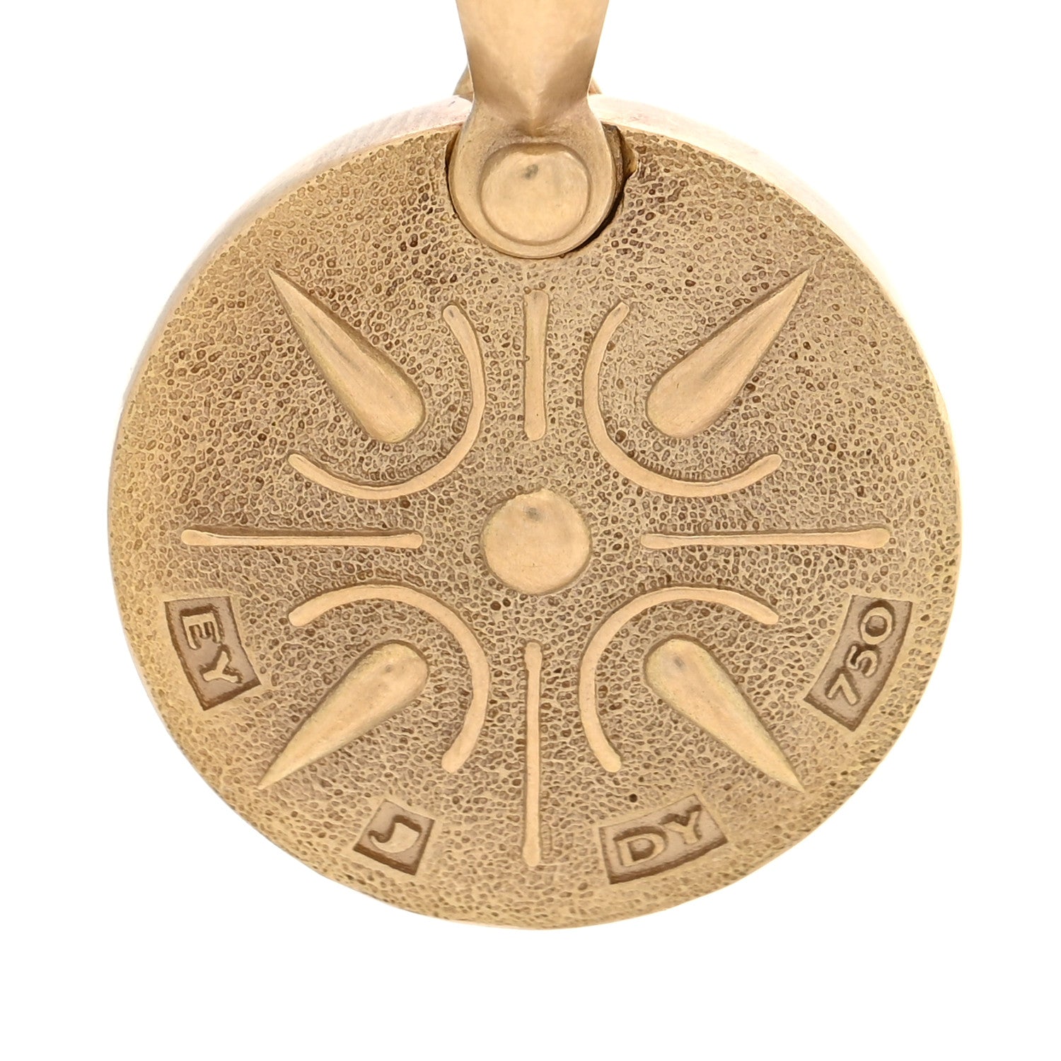 David Yurman 18K Yellow Gold Diamond Petrvs Lion Amulet Pendant 3 of 3