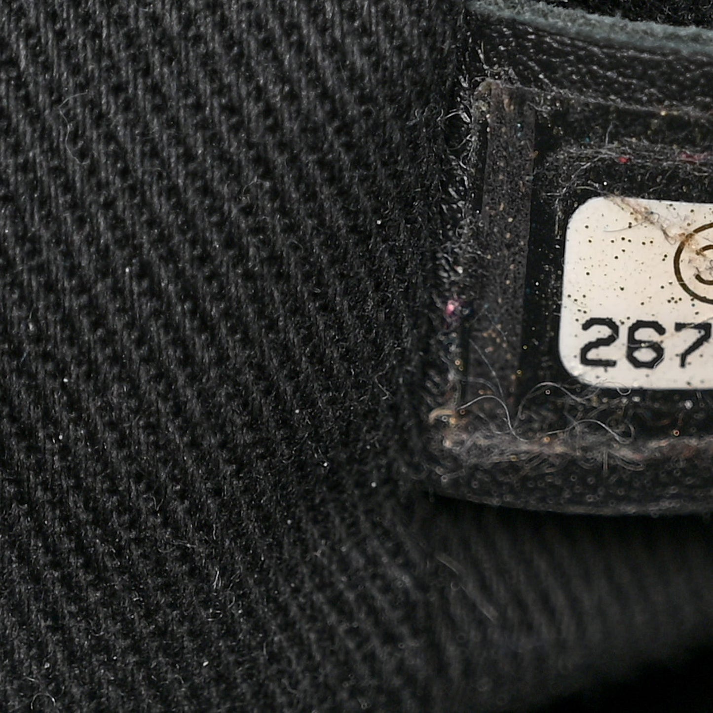 Woven Straw Raffia Medium Deauville Black