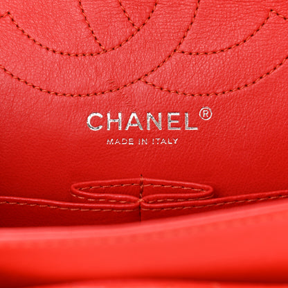 Chanel Distressed Patent Quilted 2.55 Reissue 226 Flap Red 5 of 15