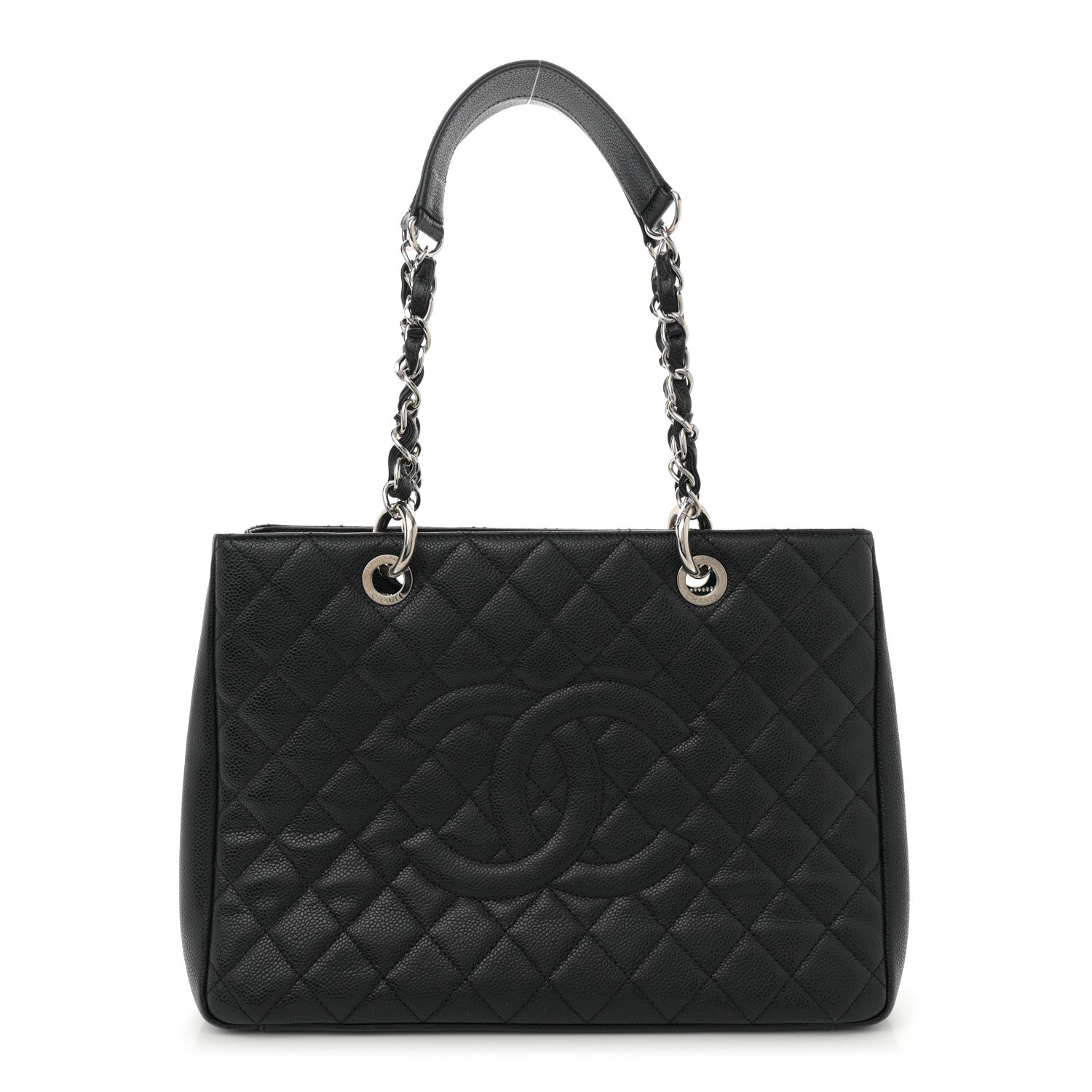 Chanel Caviar Quilted Grand Shopping Tote GST Black 1 of 10