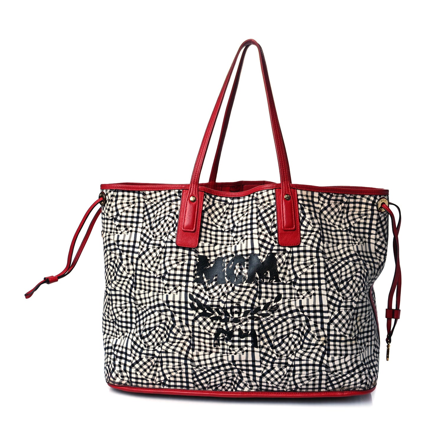 Visetos Large Liz Reversible Shopper Tote Ruby Red