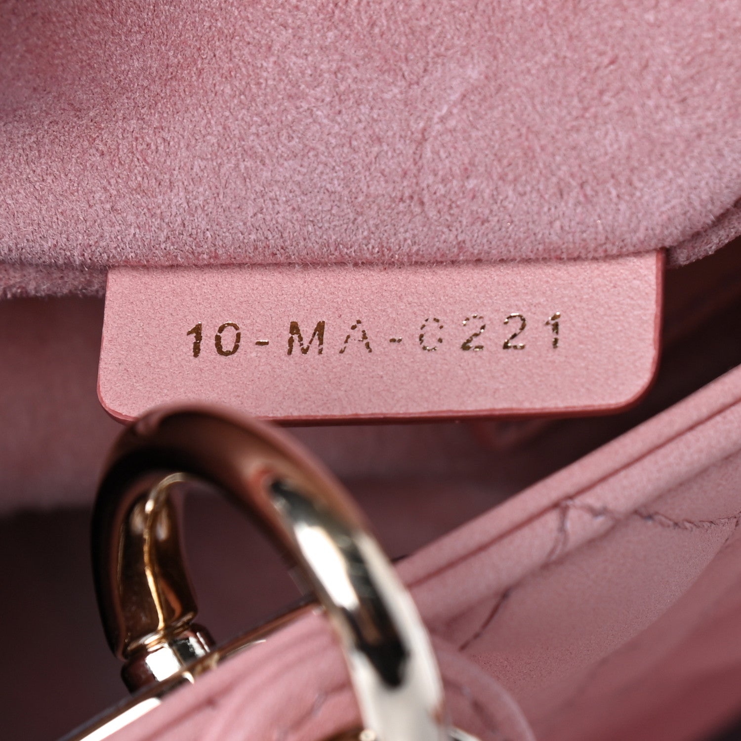Christian Dior Lambskin Cannage Gradient Medium Lady Dior Pink 7 of 9