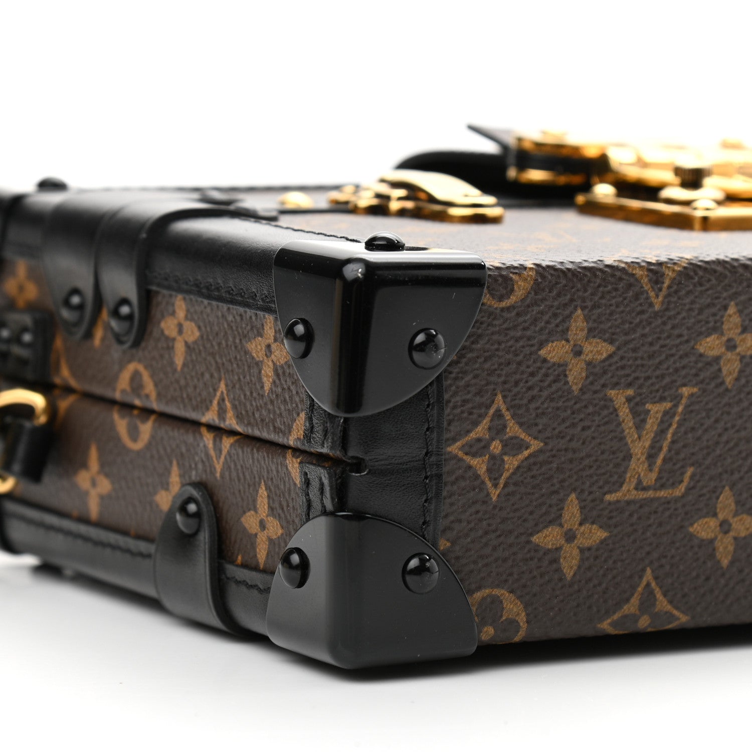 Louis Vuitton Monogram Petite Malle Black 8 of 11