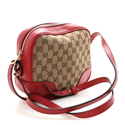 Gucci Monogram Mini Bree Messenger Bag Red 3 of 10