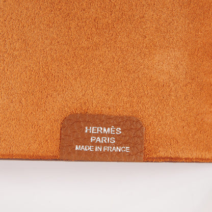 Hermes Togo Ulysse PM Notebook Cover Gold 6 of 7