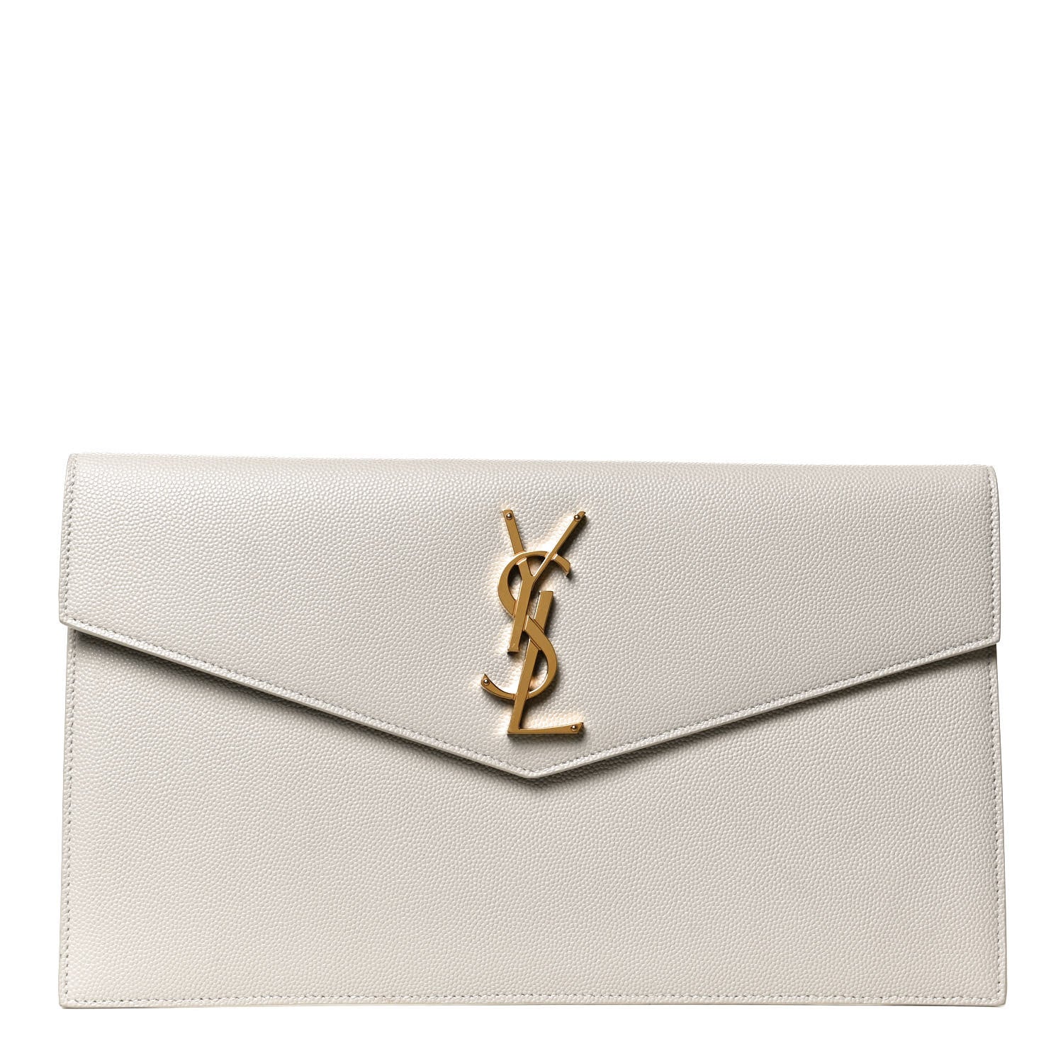 Saint Laurent Grain De Poudre Uptown Pouch Crema Soft 1 of 11