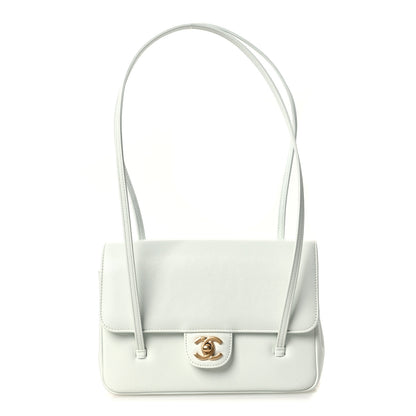 Chanel Shiny Caviar Preppy Coco Small Flap Light Blue 1 of 13