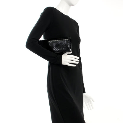 Gucci Patent Microguccissima Small Broadway Clutch Black 2 of 8