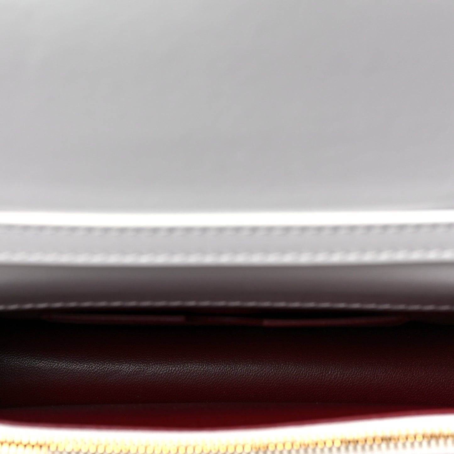 OFF WHITE Calfskin Jitney 0.5 Virgil Was Here Crossbody Bag White