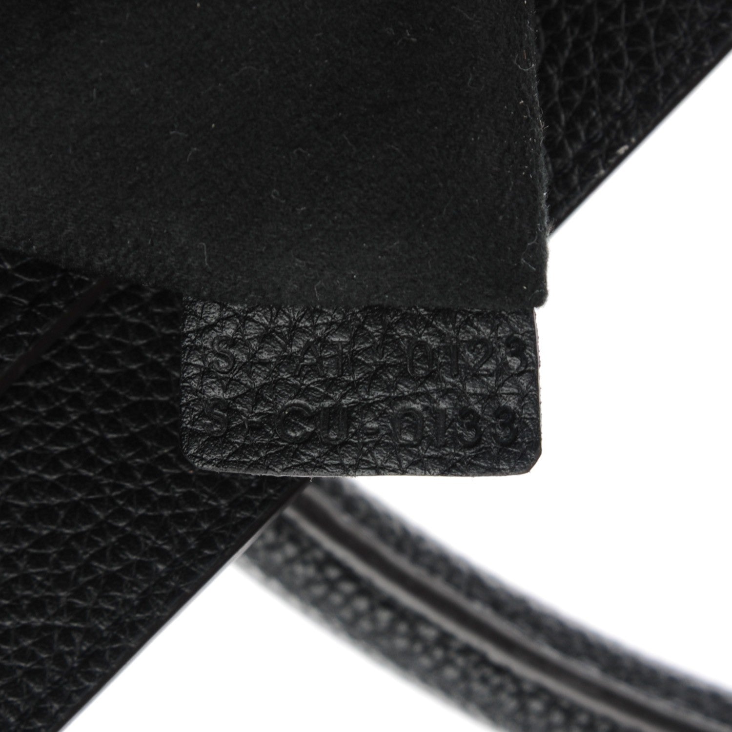 Celine Drummed Calfskin Mini Luggage Black 7 of 8