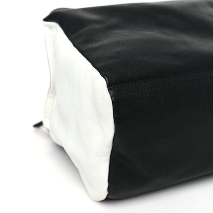 Givenchy Sugar Goatskin Medium Tri-Color Pandora Black Linen White 6 of 7