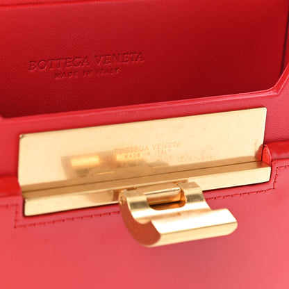 Bottega Veneta Calfskin Daisey Box Clutch Red 9 of 10