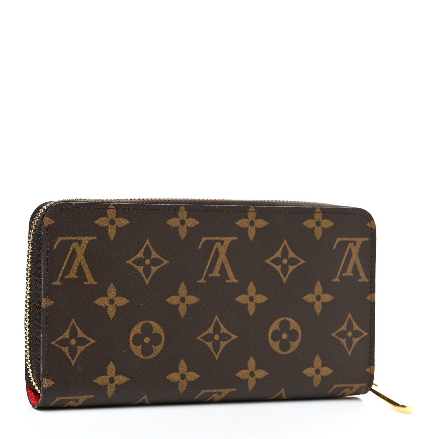 Monogram Zippy Wallet Coquelicot