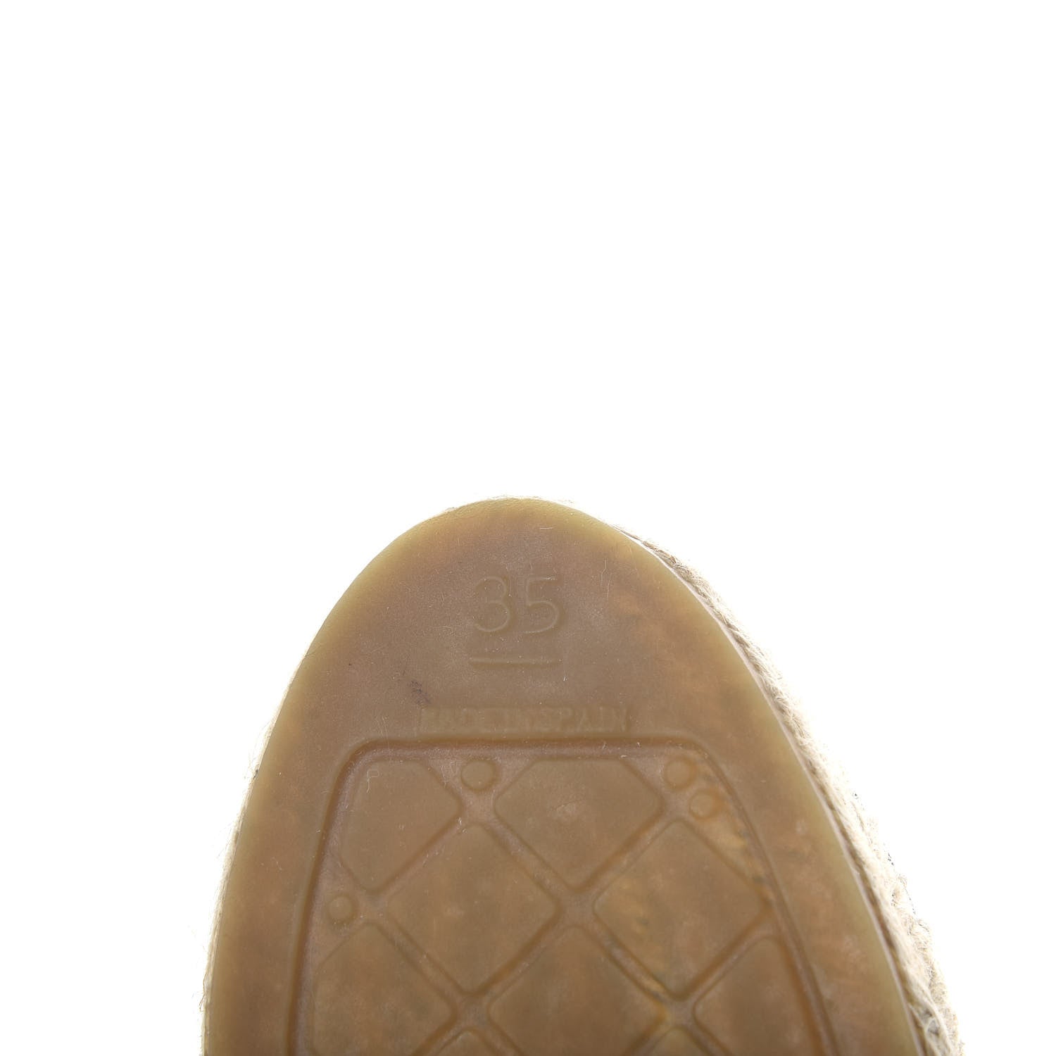 Chanel Goatskin Patent Calfskin CC Espadrille Mules 35 Black 10 of 12