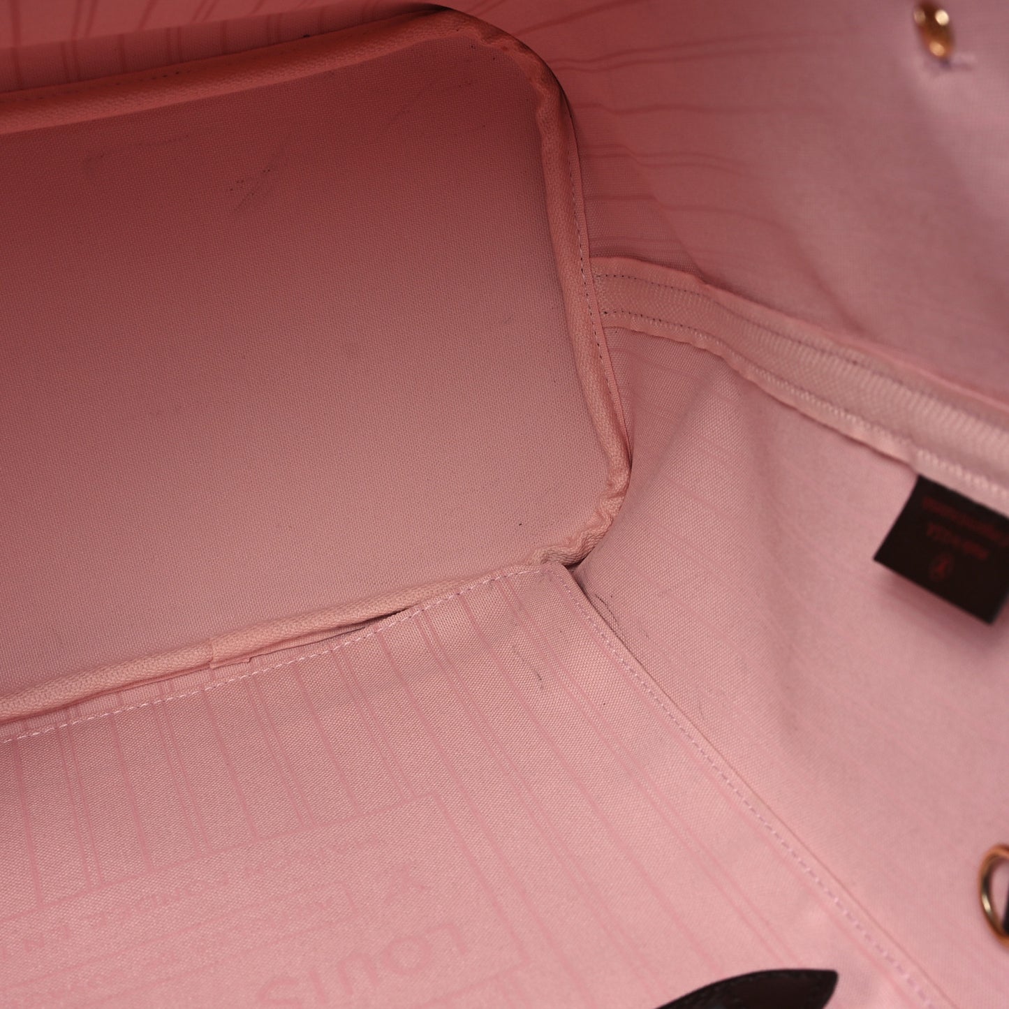 Damier Ebene Neo Neverfull MM Rose Ballerine