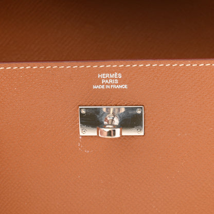 Hermes Epsom Kelly Longue Wallet Gold 6 of 7