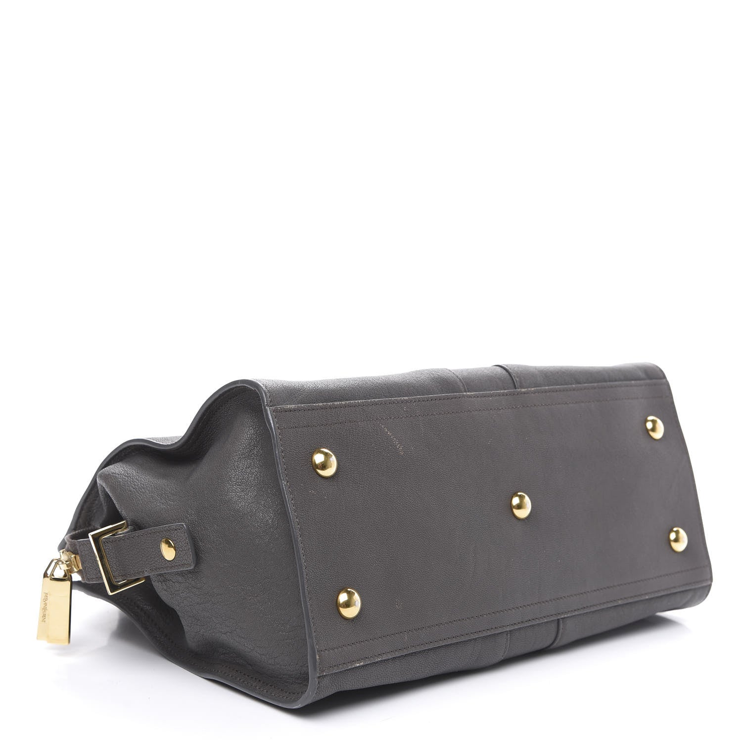 Saint Laurent Sheepskin Medium Cabas ChYc Grey 3 of 14