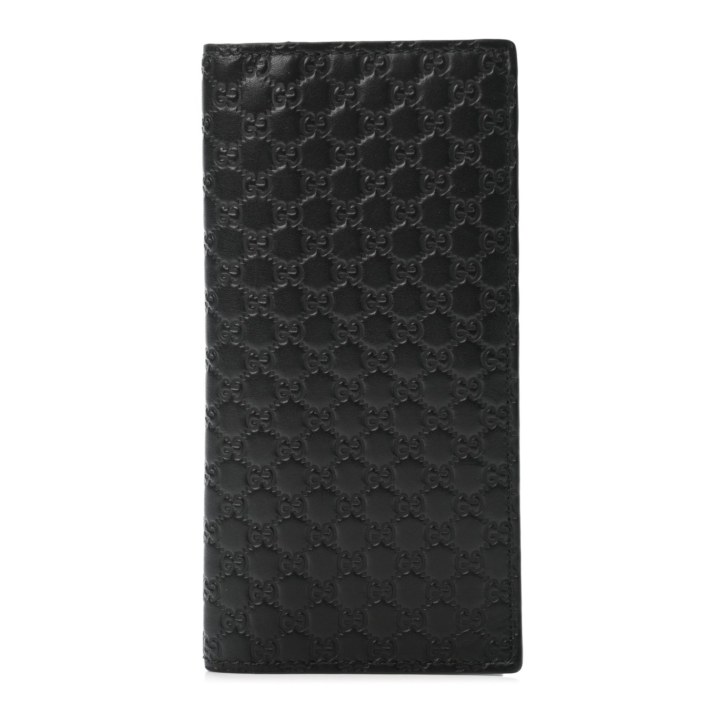 Microguccissima Bi-Fold Organizer Wallet Black