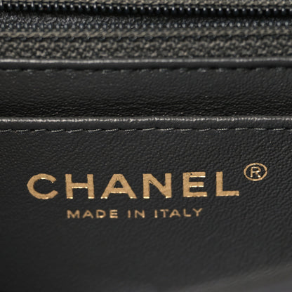 Chanel Lambskin Quilted Mini Rectangular Flap Dark Grey 7 of 11