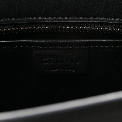 Celine Baby Grained Calfskin Nano Tri-Color Luggage Zinc Almond 6 of 9