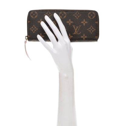 Louis Vuitton Monogram Clemence Wallet Rose Ballerine 2 of 6