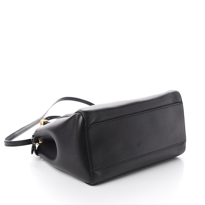 Fendi Nappa Mini Peekaboo Iconic Satchel Black 3 of 8