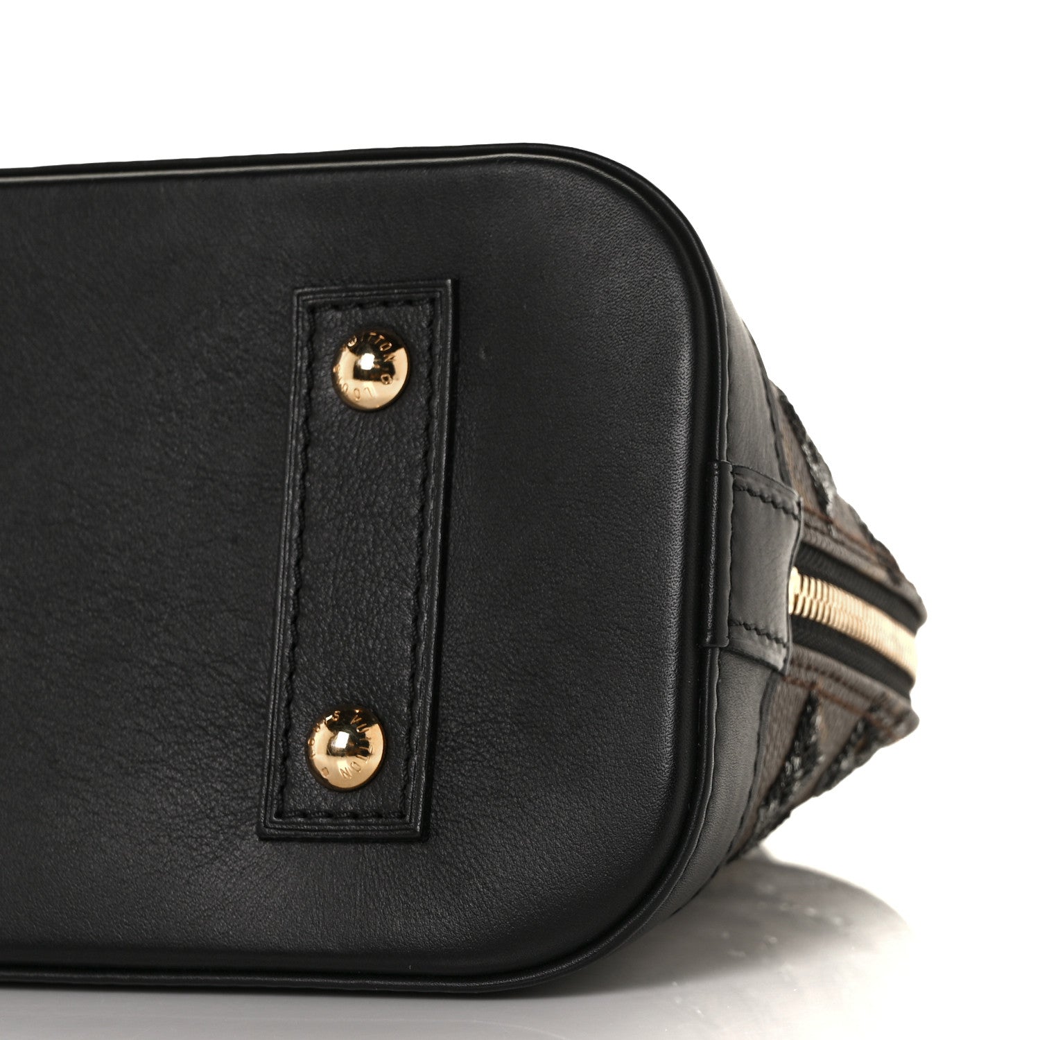 Louis Vuitton Monogram Sequins Eclipse Alma BB Black 5 of 7