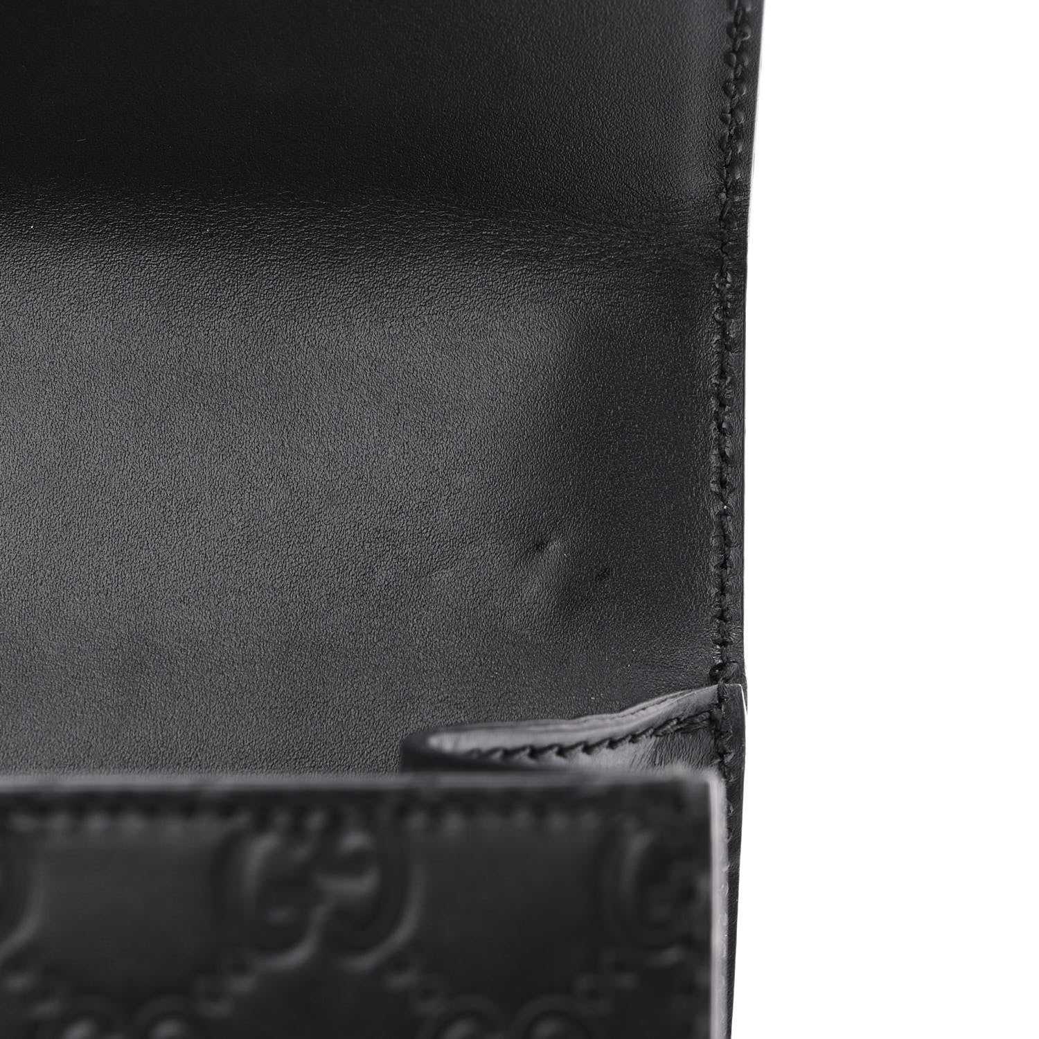 Gucci Guccissima Small Padlock Shoulder Bag Black 12 of 16