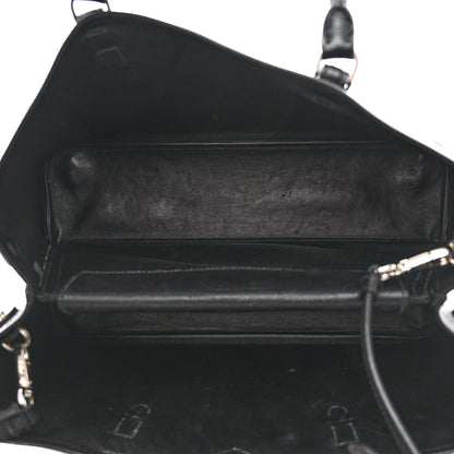 Prada Saffiano Cuir Medium Double Handle Tote Black 6 of 10