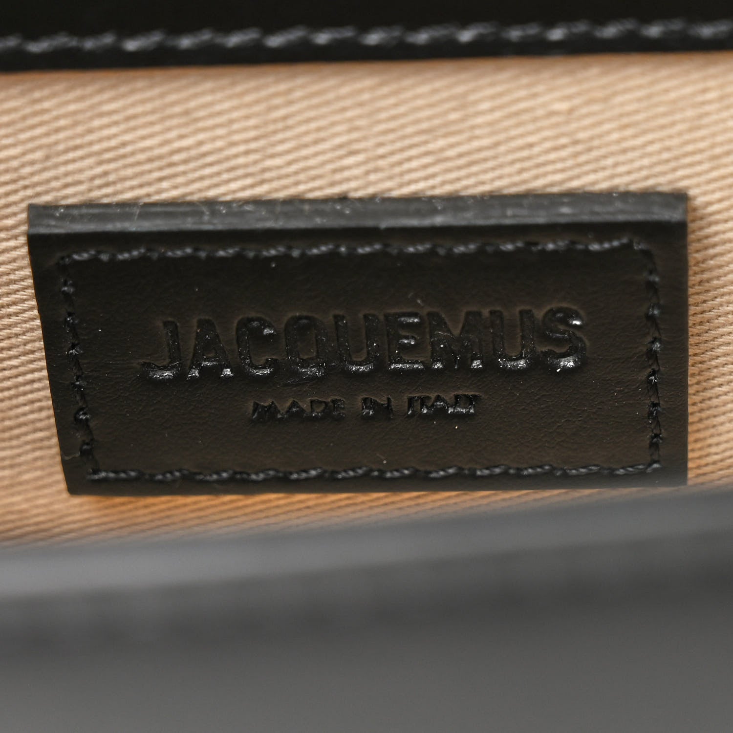 Jacquemus Smooth Calfskin Le Bambino Black 6 of 9