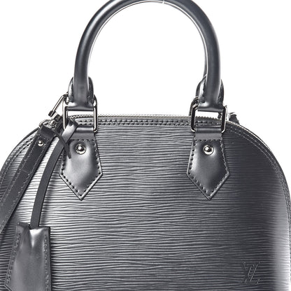 Louis Vuitton Epi Alma BB Anthracite Nacre 7 of 9