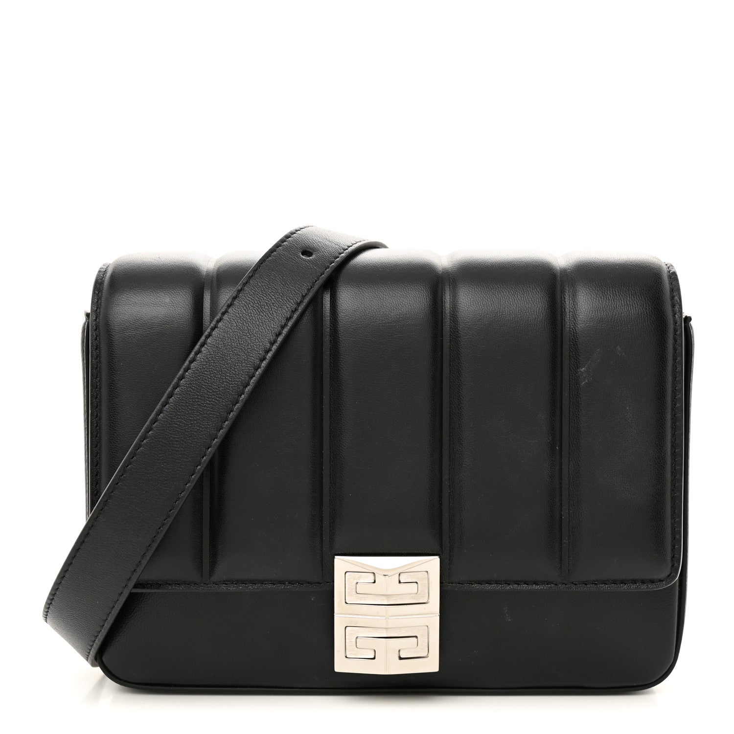 Givenchy Lambskin 4G Medium Padded Crossbody Bag Black 1 of 15